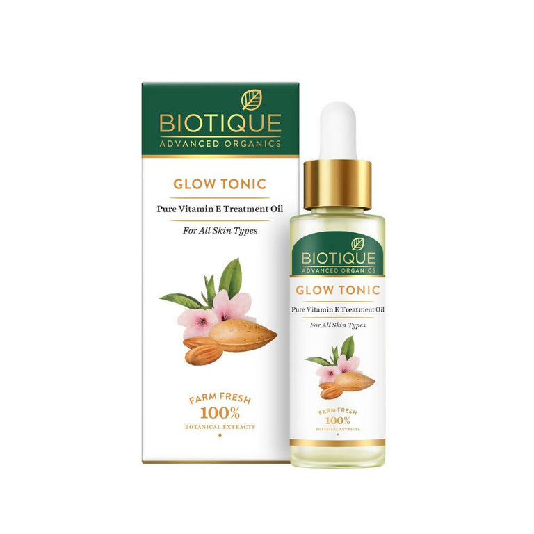 Biotique Advanced Organics Glow Tonic Pure Vitamin E Treatment Oil - 30 ml