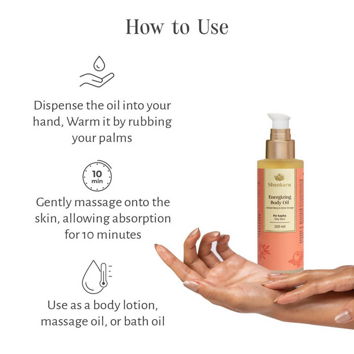 Shankara by Sri Sri Tattva Energizing Body Oil - 100 ml