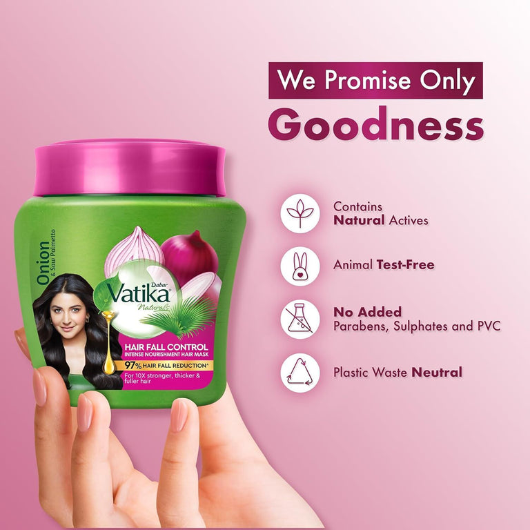 Dabur Vatika Naturals Hair Fall Control Hair Mask - 500 gm