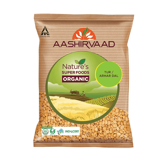 Aashirvaad Nature's Super Foods Organic Tur Dal - 500 gm