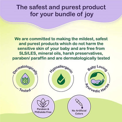 Dabur Baby Oil Enriched With Baby Loving Ayurvedic Oils - 200 ml