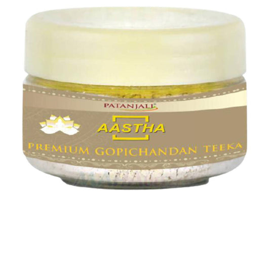 Patanjali Aastha Premium Gopichandan Teeka - 25 Gm (Pack of 2)