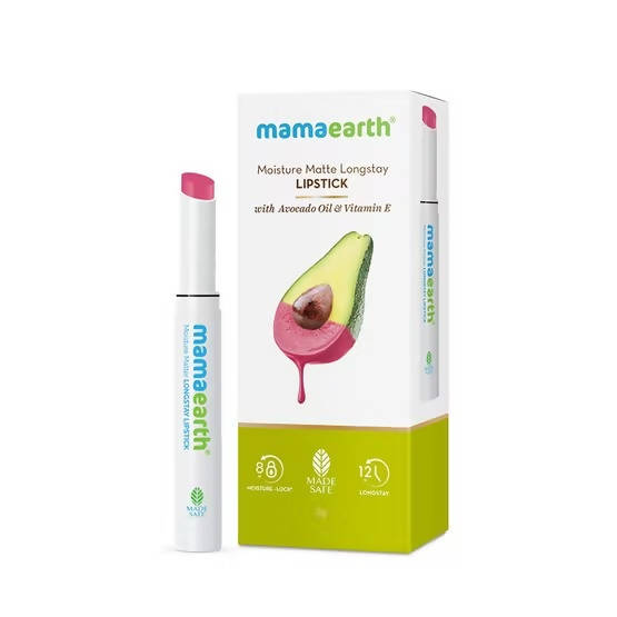 Mamaearth Moisture Matte Long Stay Lipstick-Candyfloss Pink - 2 gm