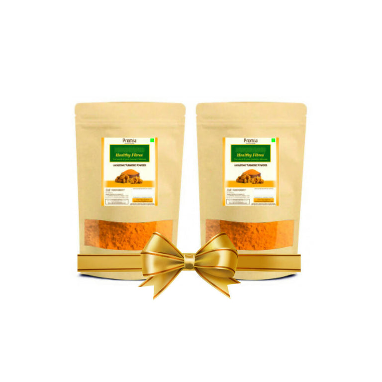 Healthy Fibres Lakadong Turmeric Powder - 200 gm - Pack of 2