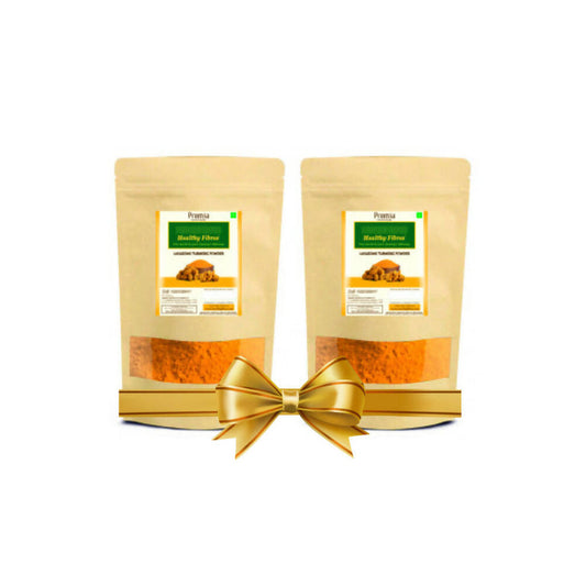 Healthy Fibres Lakadong Turmeric Powder - 200 gm - Pack of 2