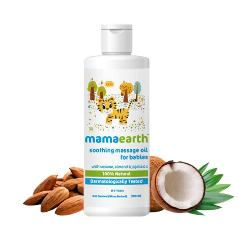 Mamaearth Soothing Massage Oil For Babies With Sesame, Almond & Jojoba Oil - 100 ml